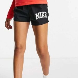 Nike Black and White Shorts Small